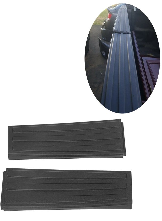 ECOTRIC Flex Step Side Tailgate Molding Covers Compatible with 2009-2014 Ford F150 Replacement for 9L3Z-9941018-AA & 9L3Z-9941019-AA End Cap Trim 2PCS Right & Left Black - Image 1